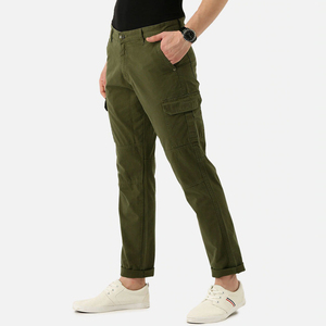 Pantalones Cargo de Moda 2026, Personalizados OEM, 100% Algodón, Estilo Urbano, Color Sólido, para Hombre - Product Image 1