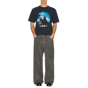 T-shirt décontracté à manches courtes pour homme 100 % coton et fibre de bambou, imprimé numérique, respirant, écologique, anti-rétrécissement, coupe classique - Product Image 1