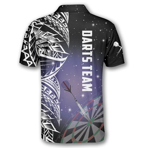 Latest Design Custom Sublimation Mens <b>Dart</b> <b>Dart</b> Shirts for Men Sportswear - Product Image 3