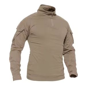 Chemise Safari Homme Personnalisée à Manches Longues Unie de Luxe avec Boutons, Style Cargo, pour Uniforme, Activités de Plein Air, Camping, Randonnée, Respirante - Product Image 3