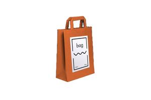 Sacs cadeaux en papier kraft personnalisés en gros, blancs et propres, pour des achats et des cadeaux élégants - Product Image 2