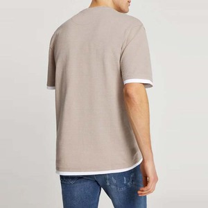 Ropa para Hombre, Camiseta de Cuello Redondo, Estilo Urbano, Personalizada, de Algodón Grueso de 230g, Transpirable, con Bordado y Estampado - Product Image 2