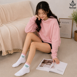 HMR Custom Alpha Kapa Women Greek Letter logo Fashion <b>Socks</b> <b>Socks</b> for Daily Wear Casual Wear - Product Image 2