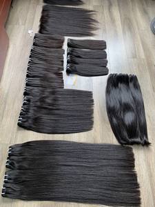 Venta al por mayor 100% de doble hueso máquina de encaje recto de doble trama estilo virgen ondas Remy grado vietnamita extensiones de cabello humano - Product Image 5