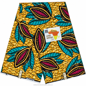 Quality African Ankara Wax Print Fabric Textile Material for Women Fashion Apparel Garments and Sewing - Product Image 1