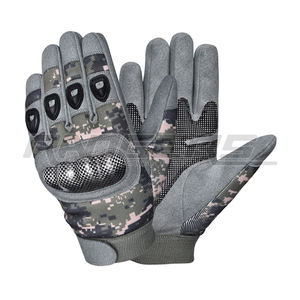 Guantes Tácticos de Camuflaje al por Mayor, Guantes de Campo Resistentes a Cortes con Nudillos Reforzados, Guantes de Caza para Exteriores con Logotipo Personalizado OEM - Product Image 1