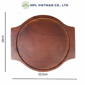 Plato Desechable de Madera Ecológica para Teppanyaki, con Grabado, Diseño Moderno, Rectangular, Apto para Lavavajillas, 26 cm - Product Image 3