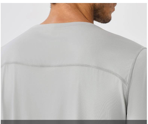 T-shirt unisexe à manches courtes, uni, pour l'été, entraînement, sport, gym, vêtements de sport, yoga, 100% coton, séchage rapide - Product Image 2