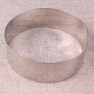 แหวนมูสสแตนเลสเกรดอาหาร ขนาดสูง 6 ซม. ขนาด 12-24 ซม. สามารถสั่งทำได้ แม่พิมพ์อบขนมสำหรับแป้งและเค้ก ใช้กับเครื่องล้างจานและเตาอบได้ - Product Image 5