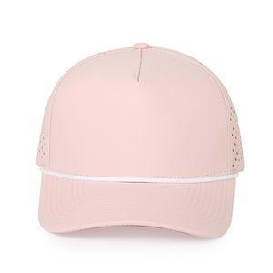 หมวกแก๊ปแบบ Snapback แห้งเร็ว น้ำหนักเบา สำหรับกีฬากลางแจ้ง รับผลิตตามแบบ OEM สั่งซื้อจำนวนมาก - Product Image 1