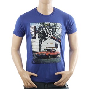 เสื้อยืดผู้ชาย ELIXE SPORTS คอกลม ระบายอากาศ แห้งเร็ว ผ้าถักโพลีเอสเตอร์/คอตตอน ทรงปกติ สวมใส่สบาย ลายพิมพ์ดิจิตอล ขายส่ง - Product Image 1