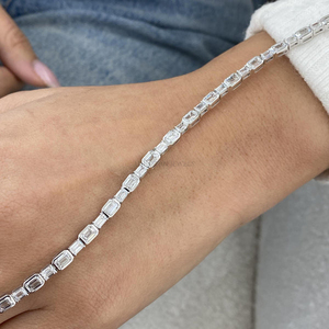 IGI Certified Lab Grown Diamond Bracelet 10K 14K 18K Solid <b>Gold</b> Yellow White <b>Rose</b> <b>Gold</b> Ethical Sustainable Jewelry Women - Product Image 1