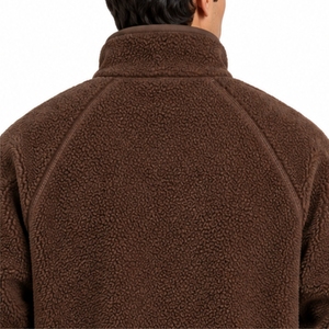 Chaqueta de Forro Polar Sherpa para Hombre, Suave, con Cierre Completo, Estilo Casual para Exteriores, para Clima Frío, con Cierre Suave - Product Image 5