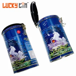 Tin Can Manufacturer Custom Cylinder Metal Containers Sealing Tin Can For Tea Coffee