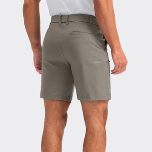 Shorts de golf personnalisés pour hommes, vêtements de sport athlétiques, 100 % coton, toile anti-UV, fabricant OEM, exportation mondiale, marchés de distribution. - Product Image 5
