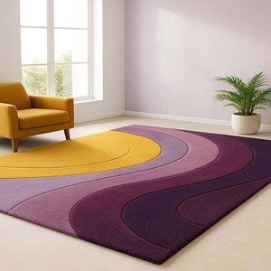 Abstract Colorful Area Rug Luxury Soft Carpet Living Room Bedroom <b>Floor</b> Mat Non Slip Washable Durable Modern Home Decor Rug XL - Product Image 1