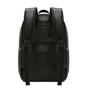 PU Leather Oxford Fashion Anti-Theft <b>Laptop</b> <b>Backpack</b> Zipper Large Capacity (20-39L) Unisex for Office School Use 15" Computer - Product Image 3