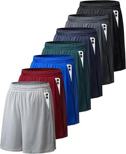 Pantalones Cortos Deportivos para Hombre, de Secado Rápido, Cintura Elástica, para Entrenamiento, Gimnasio, Diseños Personalizados, Pantalones Cortos de Malla - Product Image 1