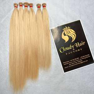 Ecológico 100% cabello humano vietnamita hueso recto 613 Color I Tip 100% extensiones de cabello crudo - Product Image 1