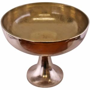 Centres de table bol à fleurs sur socle pour décor de salon vente en gros prix le plus bas bol à fruits à pied en métal meilleur vendeur - Product Image 1