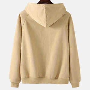Cotton Hoodie Lightweight Soft Pullover Sweatshirt Breathable <b>Fabric</b> Adjustable Hood Casual Everyday Wear - Product Image 2