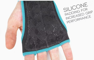 Gants de fitness demi-doigts en maille respirante avec sangle de poignet réglable pour entraînement en salle de sport, unisexe, à enfiler - Product Image 3