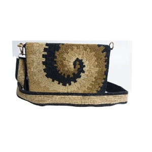 Bolso cruzado con cuentas de moda de diseñador superventas India calidad premium cierre abierto con lentejuelas precio al por mayor - Product Image 1