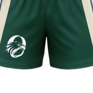 Pantalones Cortos de Netball Sublimados en Verde Oscuro y Blanco, Unisex, de Poliéster Ligero, Uniforme Deportivo, Ropa Deportiva para Equipos, Ropa de Competición - Product Image 6