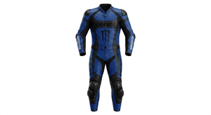 Traje de Carreras MotoCP de Cuero Genuino Premium de Una Pieza con Protectores y Joroba para Días de Pista - Product Image 1