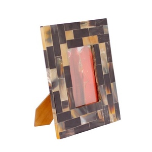 Premium Quality Natural Horn <b>Photo</b> <b>Frame</b> Artisan Handmade Viking Style <b>Frame</b> for Home Decoration Available at Export Price - Product Image 5