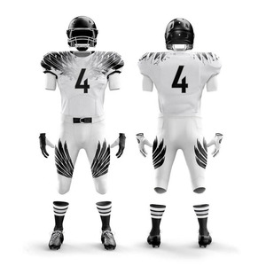 Uniforme de football américain sublimé, uniforme d'équipe de football américain pour jeunes / maillot de football américain pour hommes avec logo personnalisé - Product Image 1