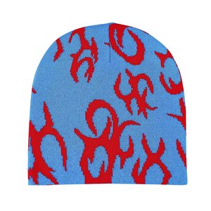 Gorros de Punto Jacquard Modernos, Gorro de Invierno Unisex, Suave, de Alta Calidad, Cálido, para Exteriores, con Bordado de Personajes Comunes, Estilo Casual Urbano - Product Image 1