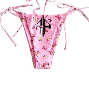 Maillots de bain pour femmes Ensembles de bikini de qualité supérieure Sublimation pour femmes Prix bon marché Couleur unie Logo personnalisé pour femmes - Product Image 4