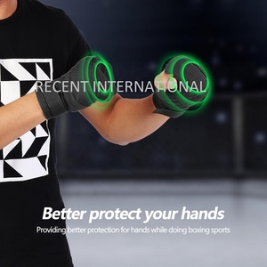 Logotipo personalizado tradicional 100% algodón Azo-Free Boxing Hand Wraps Easy Wrist Wraps con Fist 1 par PK - Product Image 6