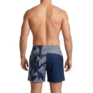 Navy Sublimation Print Gym <b>Shorts</b> Premium Polyester Spandex Stretch Breathable Performance Training Running Men's Athletic <b>Short</b> - Product Image 2