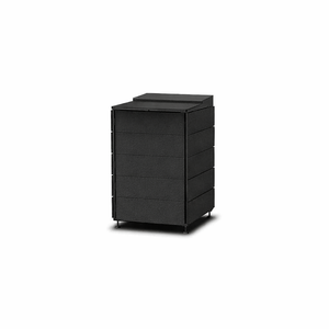 Couvercle de poubelle extérieur en aluminium, boîte à déchets moderne pour mobilier de patio EDPTBC000 - Product Image 1