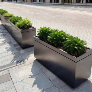 Maceta Decorativa de Hierro Estilo Americano, Recubierta de Polvo Dorado y Martillada, para Hogar y Jardín, para Plantas Verdes - Product Image 2