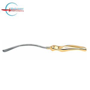 เครื่องมือแพทย์ Medipower แบบ S-Shaped Periosteal Elevator Dissector ขนาด 24 ซม. ทำจากสแตนเลสสตีล พร้อมด้ามจับสีทอง - Product Image 4