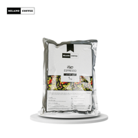Café Milano Espresso Blend, Café Arábica 1 kg, Tueste Ligero, Origen Vietnam, Acidez Brillante, Aroma Frutal Sutil