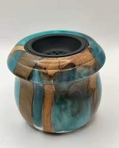 Quemador de Incienso de Resina de Lujo con Diseño de Mármol, Mabkhara Árabe, Quemador de Oud, Decoración Islámica para el Hogar, Regalo de Ramadán y Eid, Porta Incienso - Product Image 2