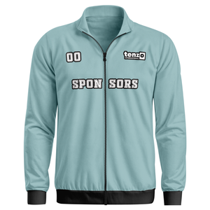 Veste de survêtement en polyester pour club sportif 2026, fermeture éclair intégrale, logo personnalisé, vêtements d'équipe, entraînement sportif, OEM ODM, uniformes d'école - Product Image 1