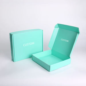 Custom Eco-Friendly Biodegradable Corrugated Shipping Mailer <b>Paper</b> <b>Box</b> Glossy Lamination UV Embossed Double-sided Printing <b>Box</b> - Product Image 1