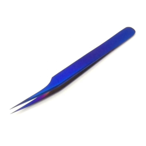 Pinzas Profesionales de Titanio para Pestañas, Acero Inoxidable, Punta Superdura para Volumen, Aplicador de Extensiones de Pestañas, Modelo Nuevo - Product Image 1