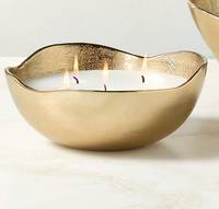 Pot en métal doré pour bougies, conteneur pour le stockage de bougies, emballage d'aromathérapie et décoration intérieure