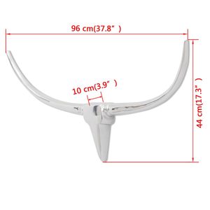 45 cm Height 13 cm Jaffs Exports Handmade Eco-Friendly Durable Aluminium Fish Sculpture Modern Circular Coastal Decor Tabletop - Product Image 5