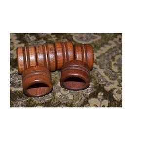 แหวนรองผ้าเช็ดปากไม้เนื้อแข็งแบบกำหนดเองสำหรับงานแต่งงาน งานเลี้ยงฉลอง งานปาร์ตี้  ห่วงผ้าเช็ดปากเคลือบเงาสำหรับอุปกรณ์บนโต๊ะอาหาร - Product Image 4