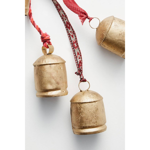 Campanas Colgantes de Metal Dorado Modernas de Calidad Exclusiva, Decoración Navideña Ecológica, Campanas de Bendición para Interiores y Exteriores para el Hogar - Product Image 6