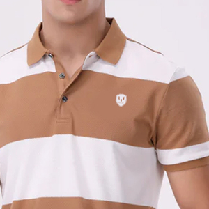 Chemises polo pour hommes, nouvelle conception, impression de logo personnalisée, couleur unie, qualité supérieure, coupe classique, vêtements décontractés pour le golf. - Product Image 4
