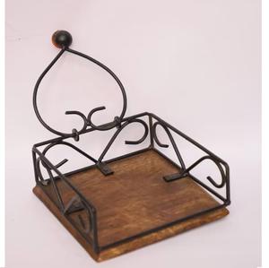 Porte-serviettes en tissu à finition naturelle, design attrayant, accessoires de décoration de table pour bars et restaurants, porte-serviettes en papier - Product Image 3