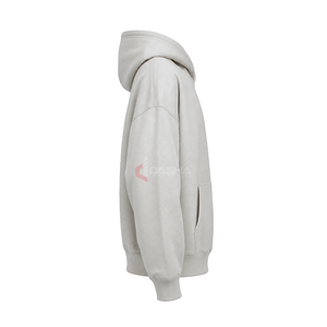เสื้อฮู้ดดี้โอเวอร์ไซส์ทรงหลวม ผ้าเฟรนช์เทอร์รี่ฟลีซ หนานุ่ม สำหรับผู้ชาย รับทำโลโก้ตามสั่ง ผ้าฝ้าย OEM ขายส่ง - Product Image 3